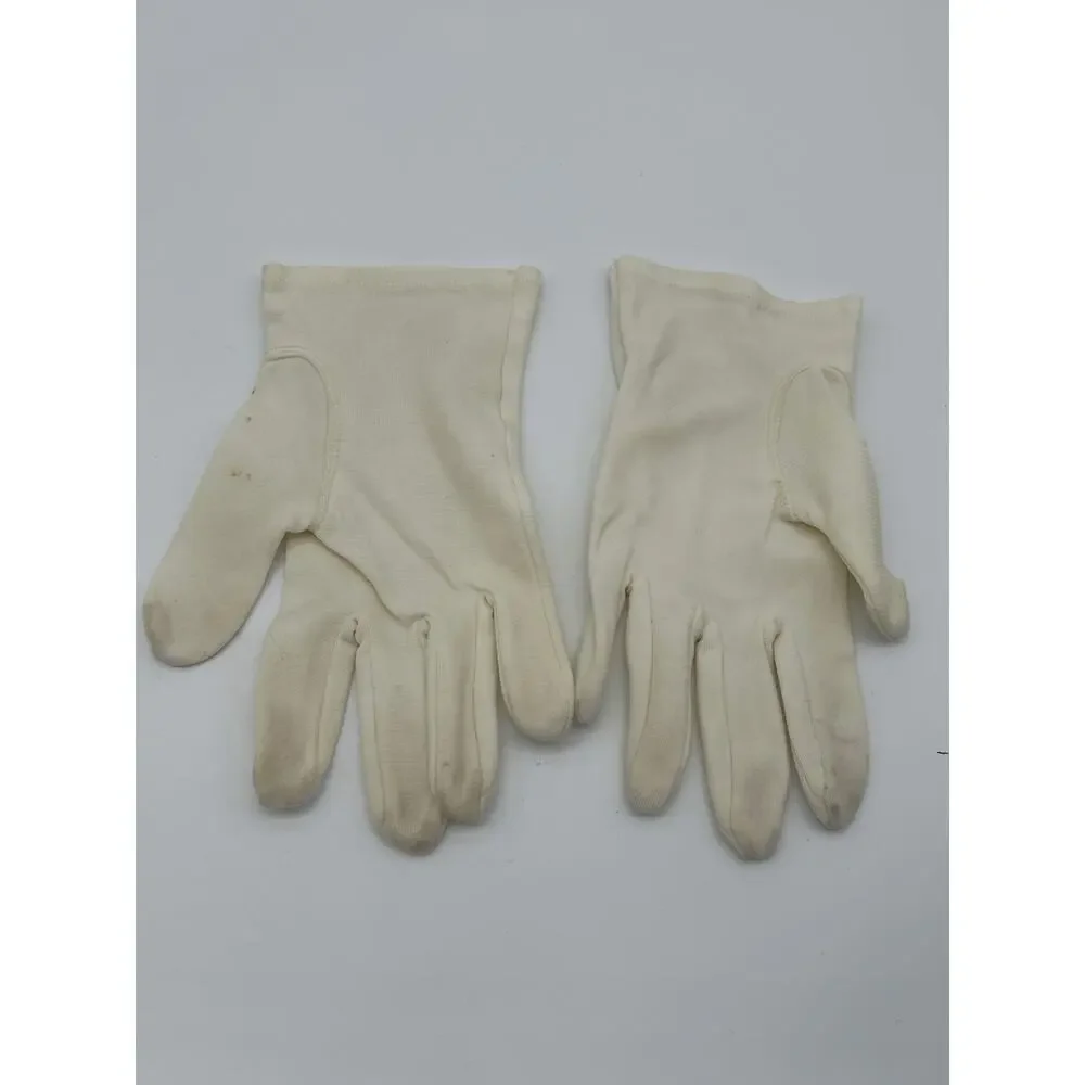 Vintage Cream White Gloves Lot of 4 Pairs Retro Costume Formal As Is